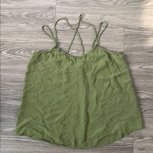 Strappy Green Tank